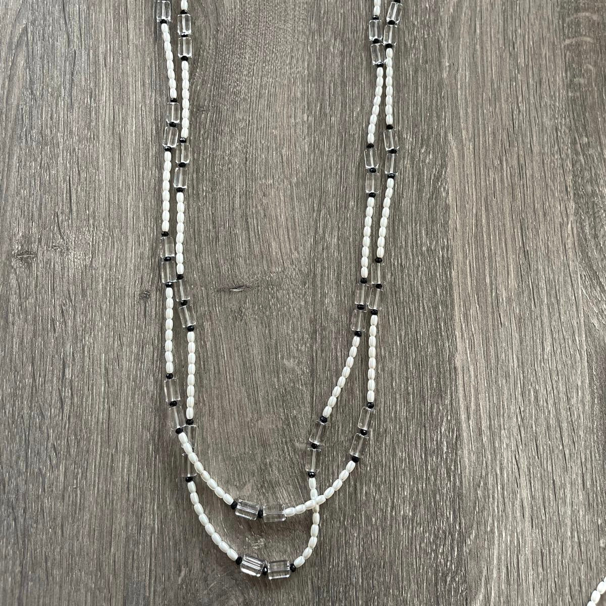 Adaobi White Pearl Belly Chain Waist Beads