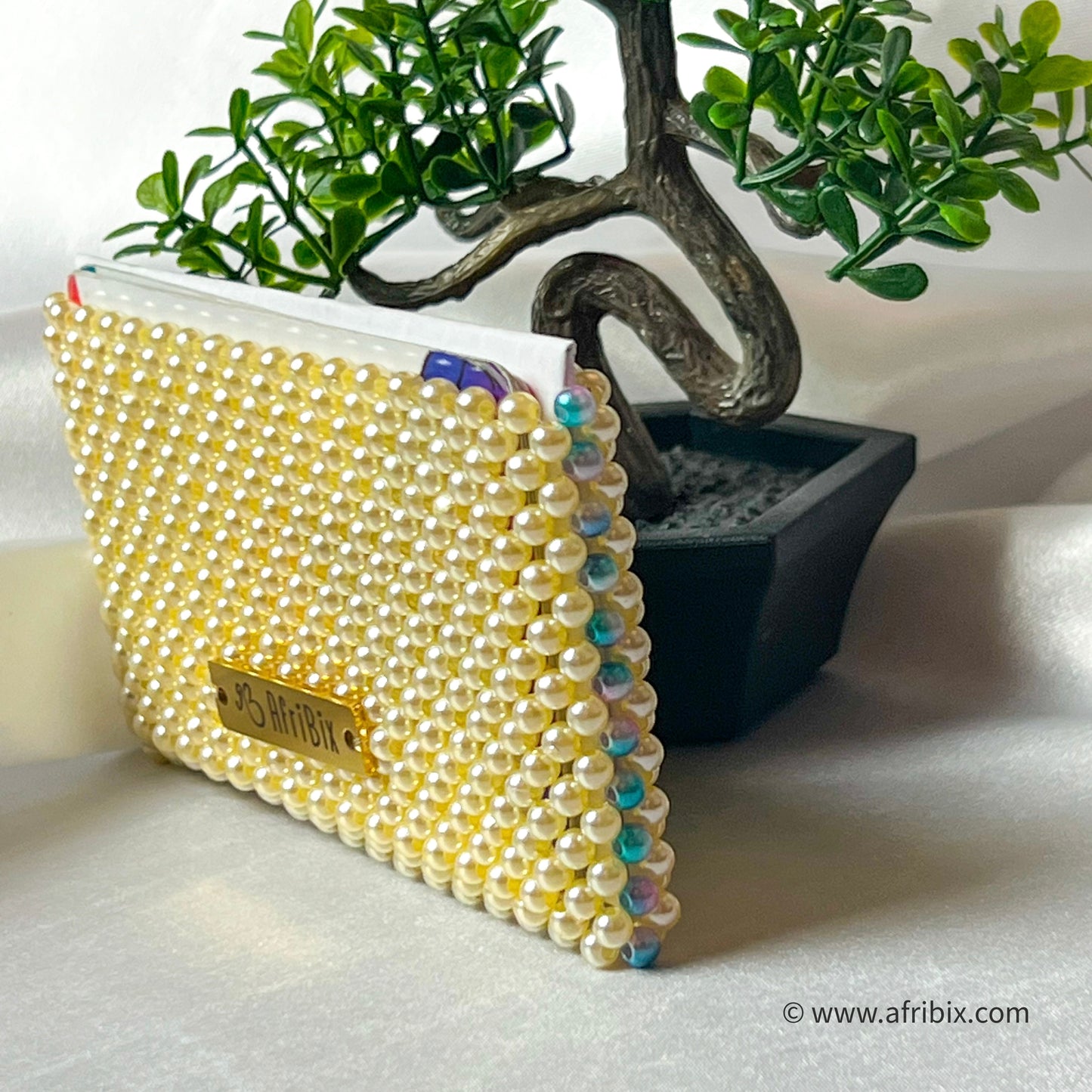 Pearl Business Card and Credit Card Holder