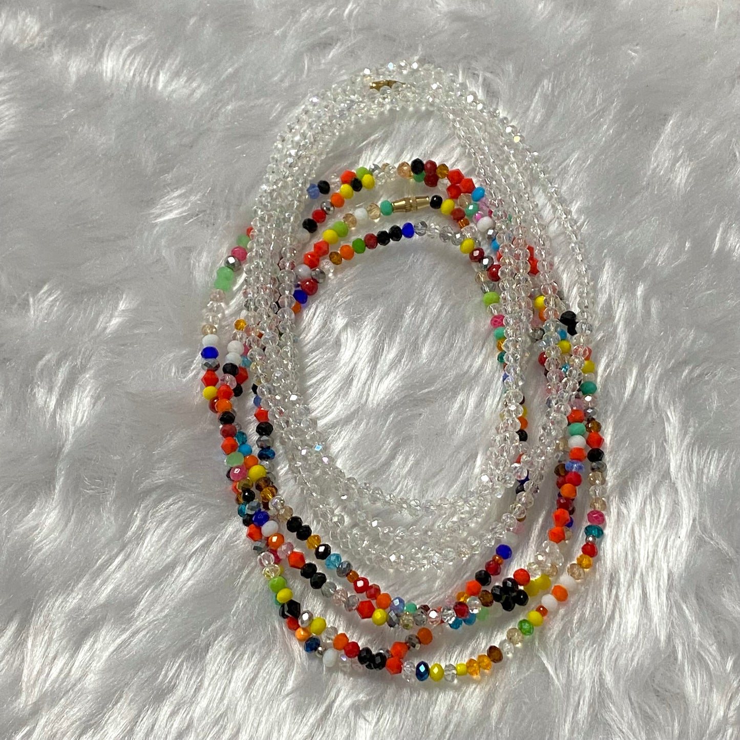 Kente Multi Coloured Belly Chain Waist Beads