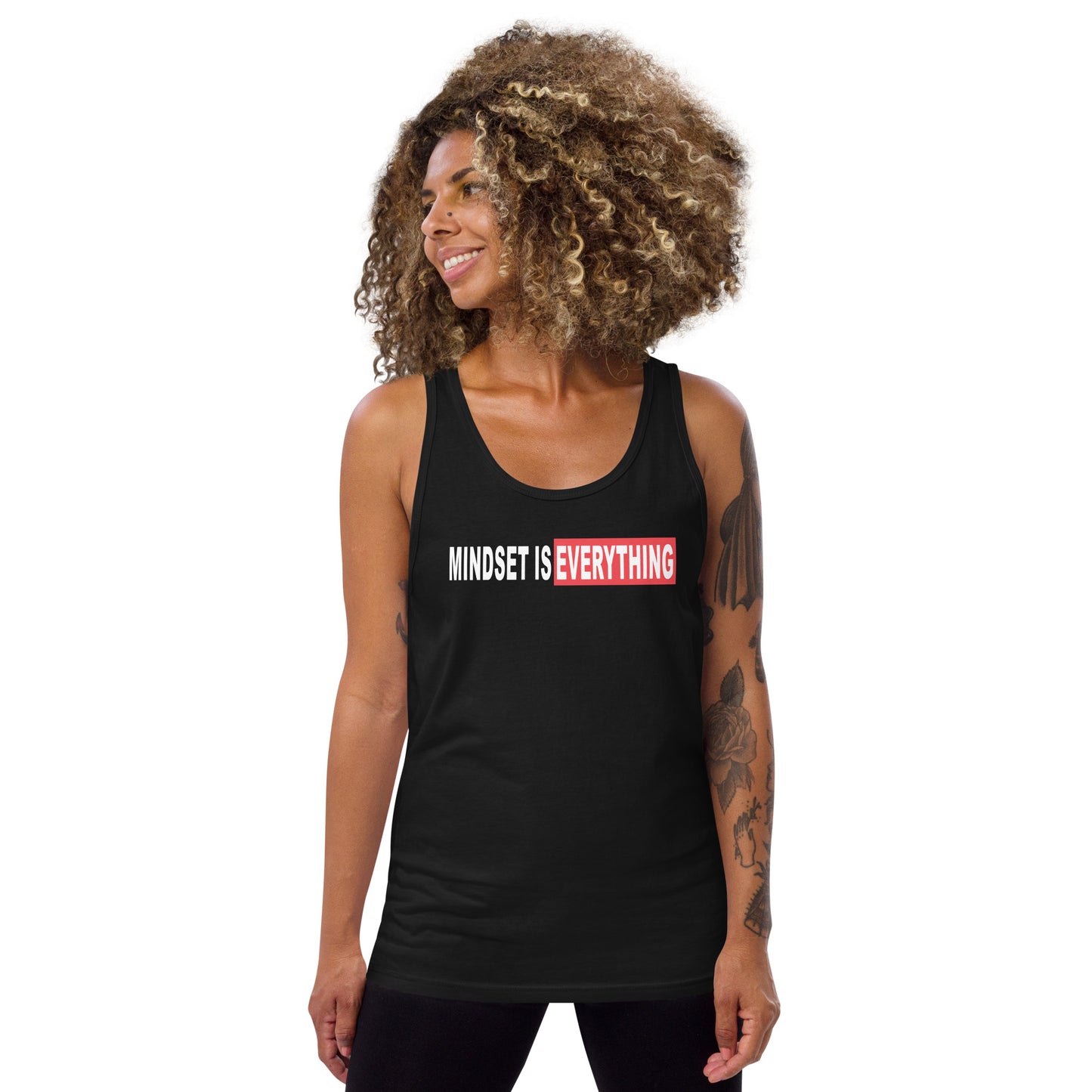 Mindset Gym Quote Unisex Tank Top