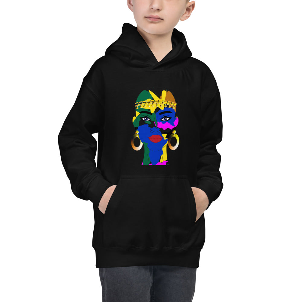 AfriBix Warrior Unisex Kids Sweatshirt Hoodie