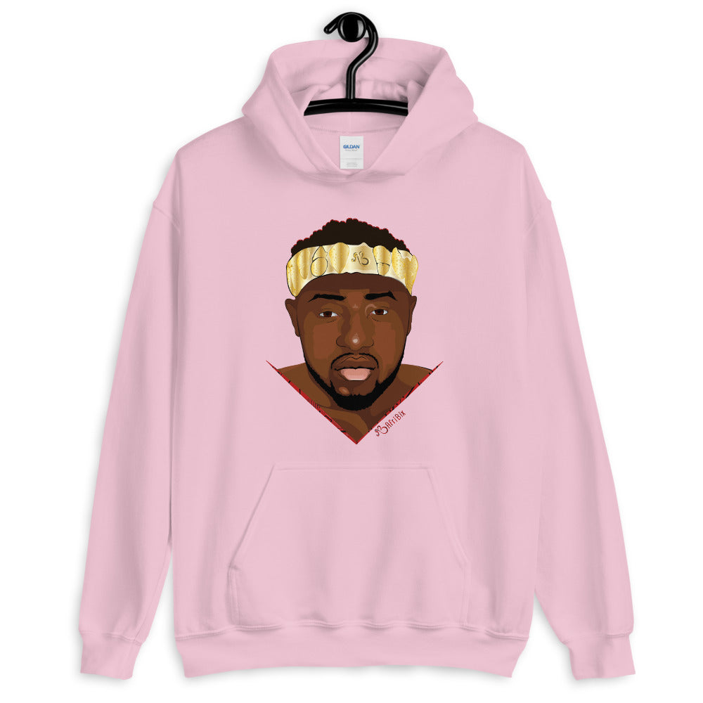 AfriBix Warrior African King Portrait Comfortable Unisex Hoodie