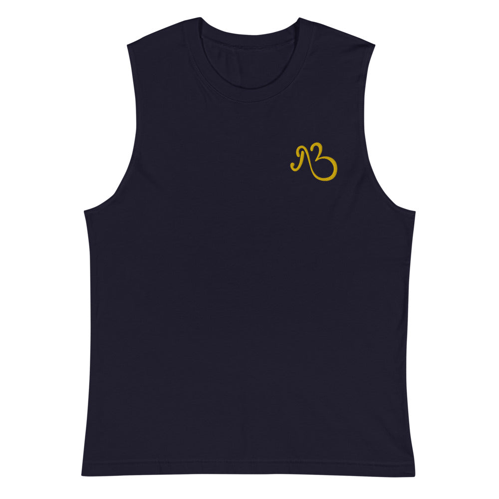 AfriBix Classic Embroidered Unisex Muscle Shirt