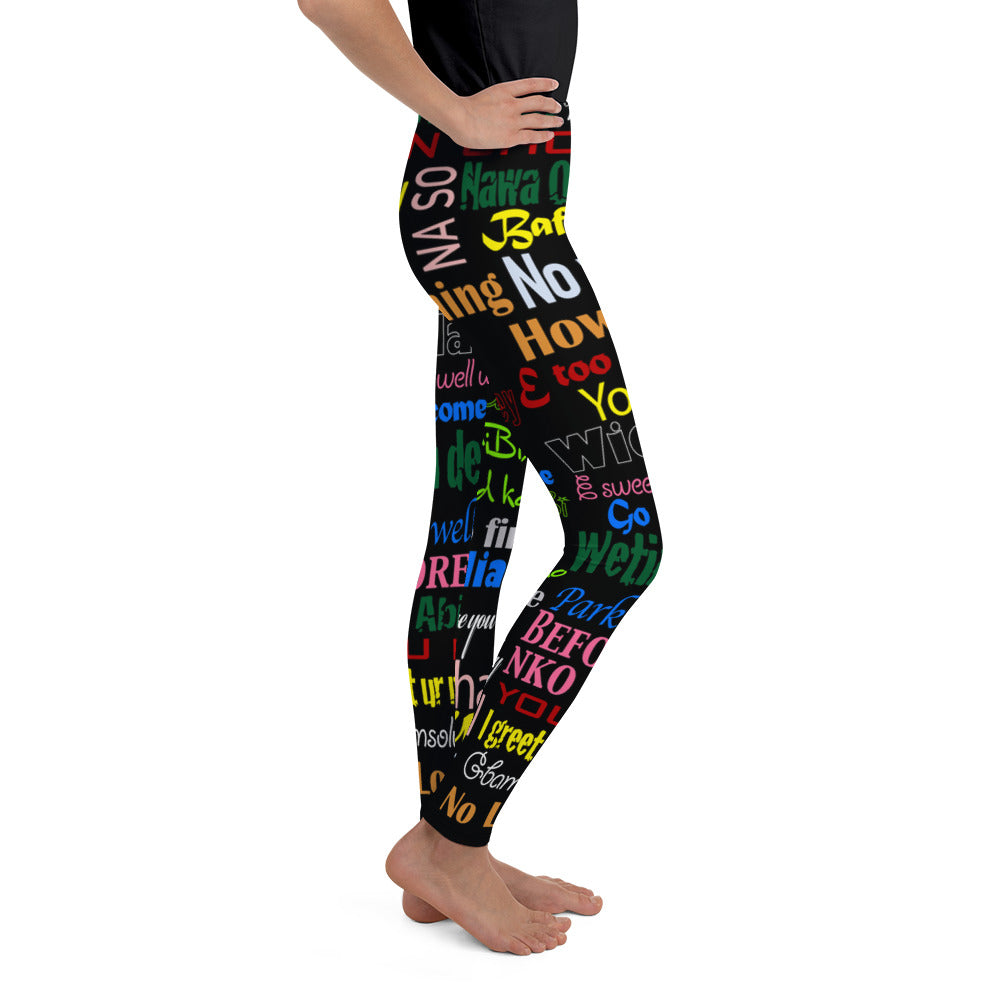 Pidgin Print Youth Leggings