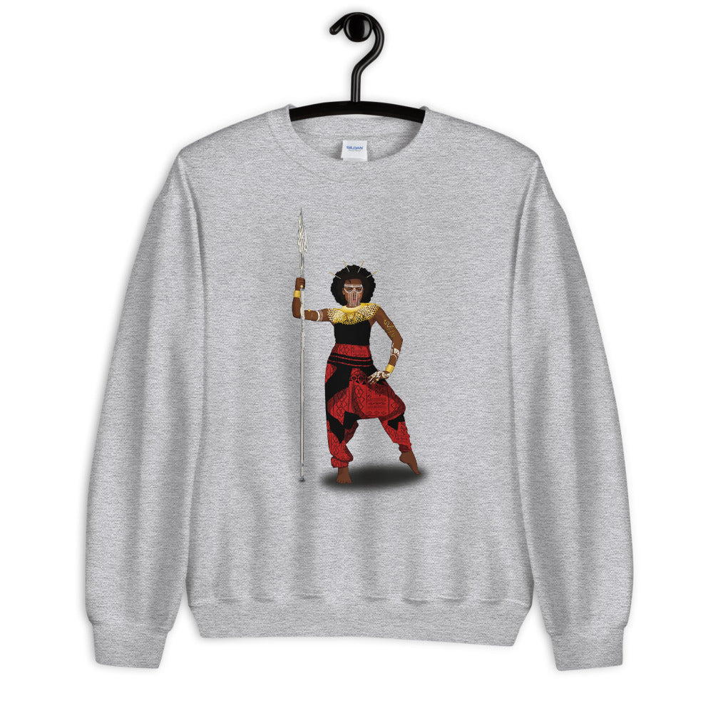 AfriBix Warrior African Queen Comfortable Unisex Sweatshirt