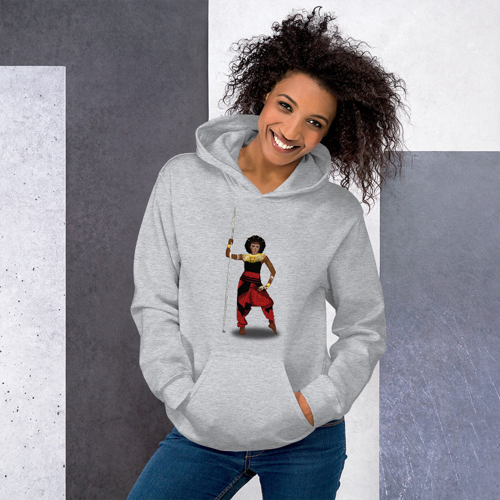 AfriBix Warrior African Queen Comfortable Unisex Hoodie