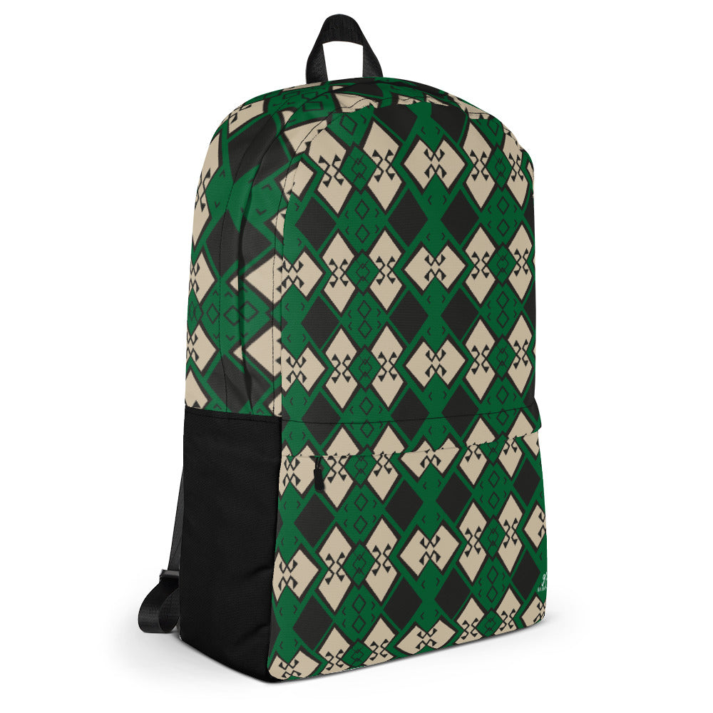 Aztek Print Laptop Backpack