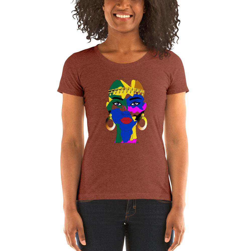 AfriBix Warrior Camo Ladies' T-shirt
