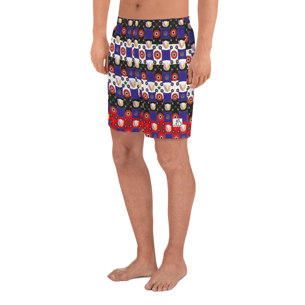 Inception Print Men's Athletic Shorts