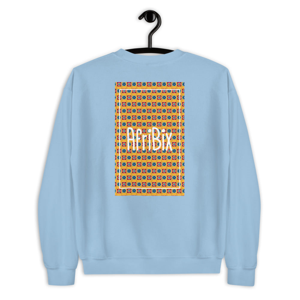 AfriBix Classic Unisex Crew Neck Long Sleeve Pullover Sweatshirt