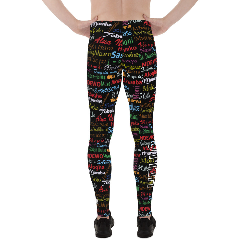 AfriBix Hello Print Men's Leggings