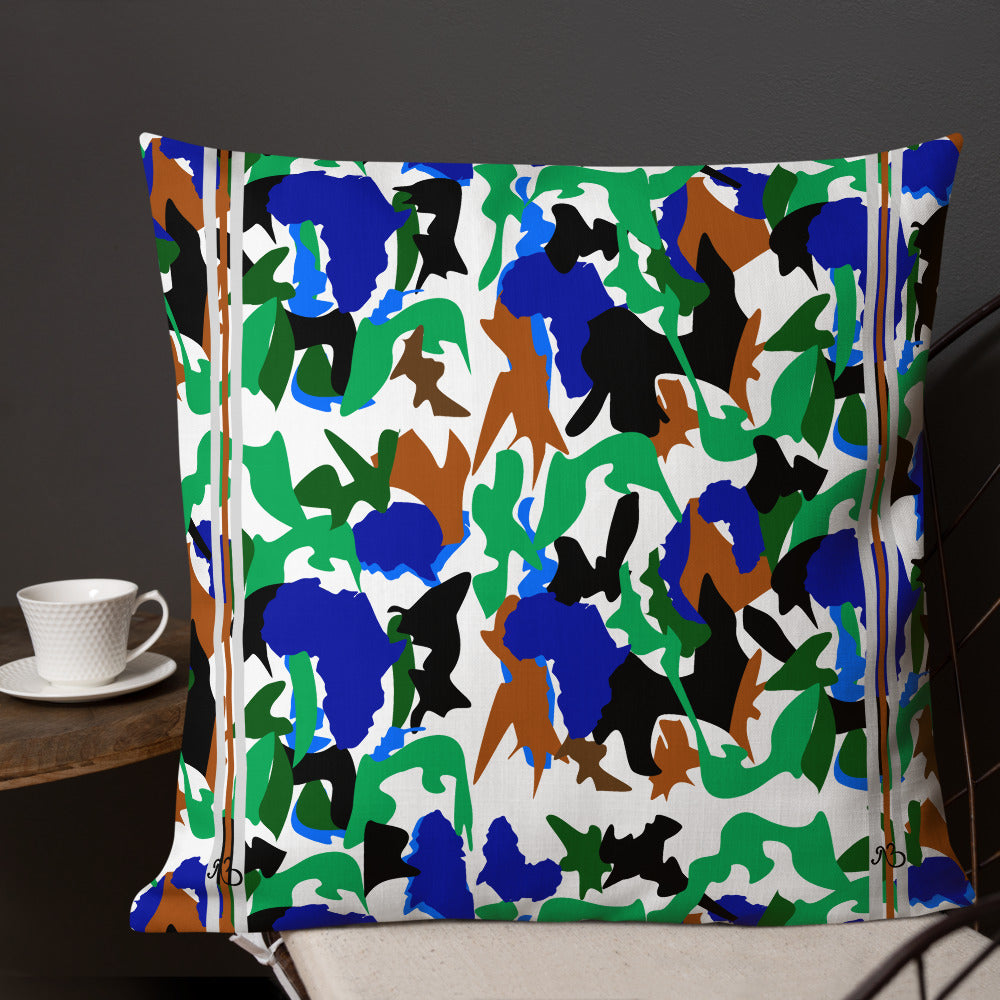 AfriBix Warrior Camo Print Premium Pillows