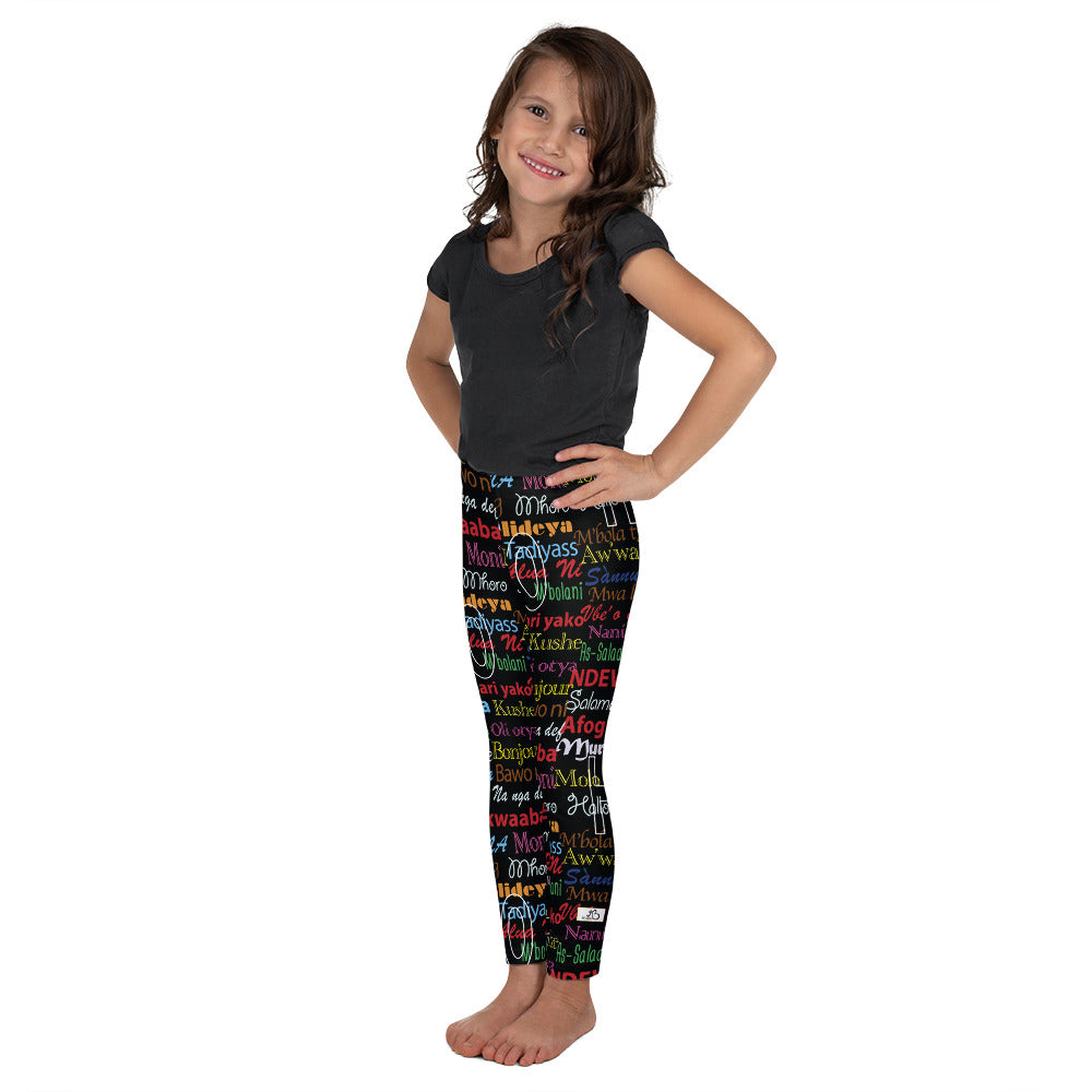 Hello Print Kid's Leggings