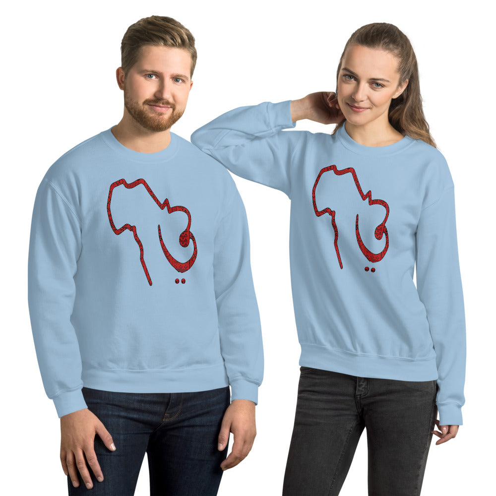 Sounds of Africa Unisex Crew Neck Long Sleeve Pullover Sweatshirt