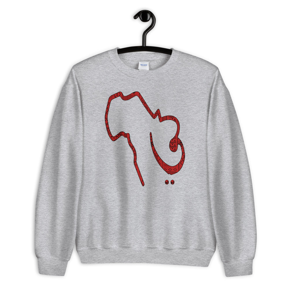Sounds of Africa Unisex Crew Neck Long Sleeve Pullover Sweatshirt