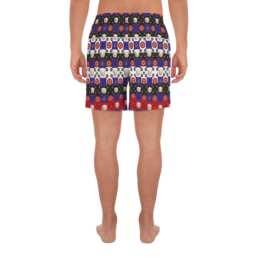 Inception Print Men's Athletic Shorts