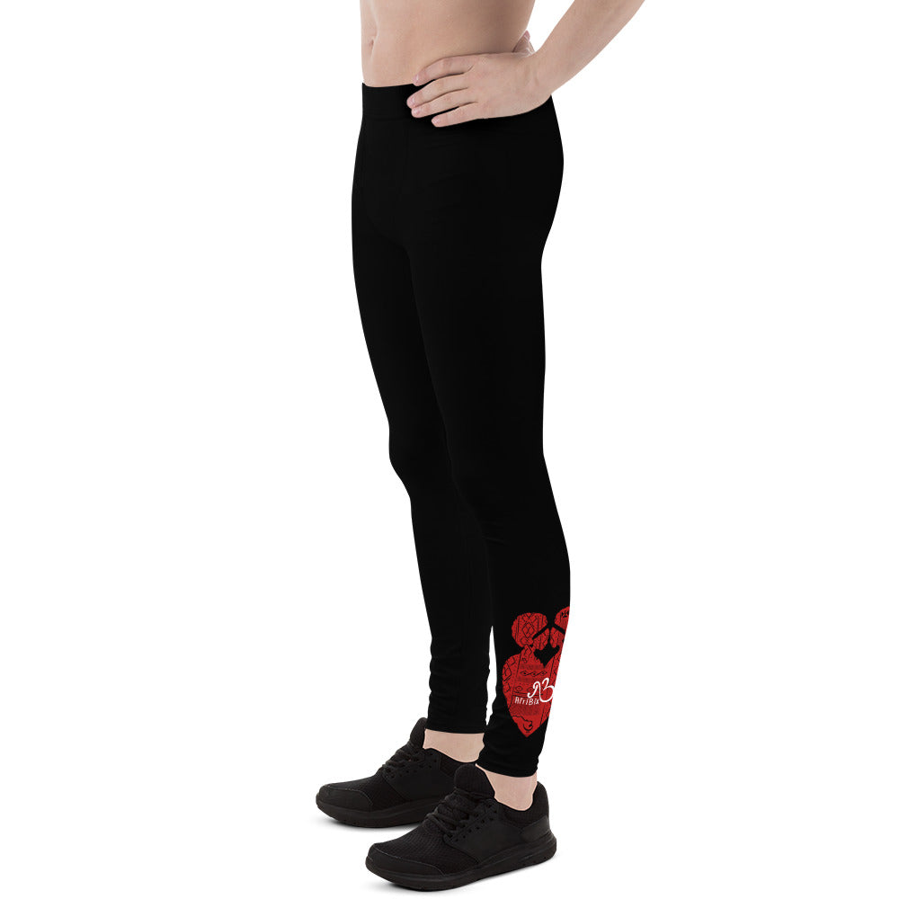 Ubuntu Tribal Noir Men's Leggings