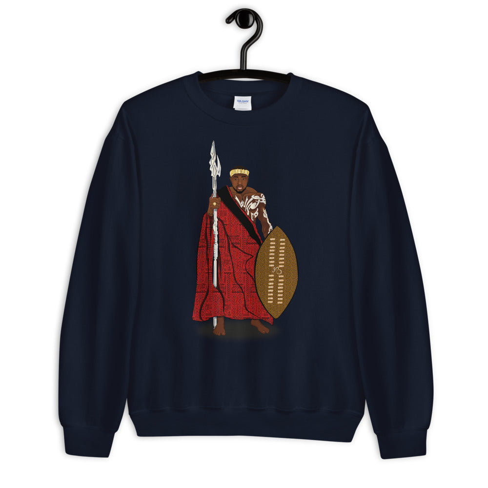 AfriBix Warrior African King Comfortable Unisex Sweatshirt