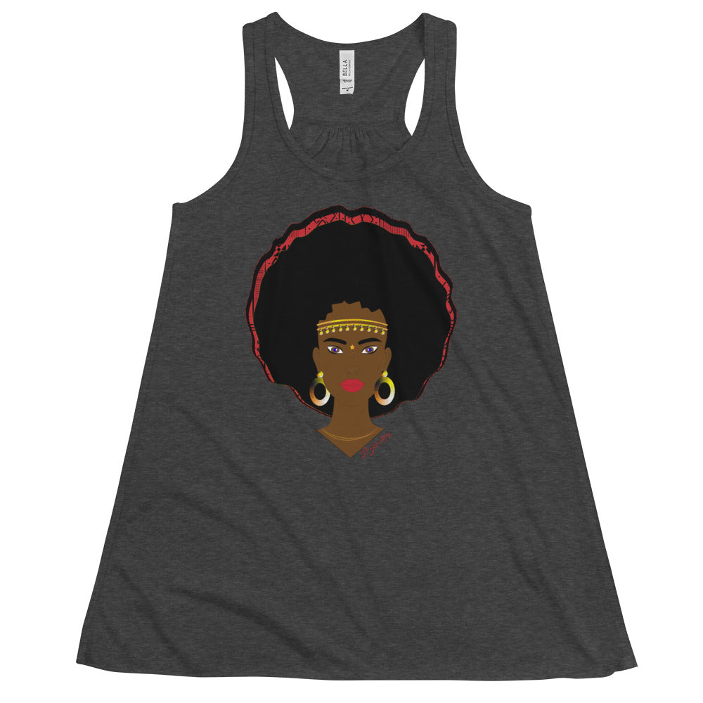 AfriBix Warrior Women's Flowy Racerback Tank