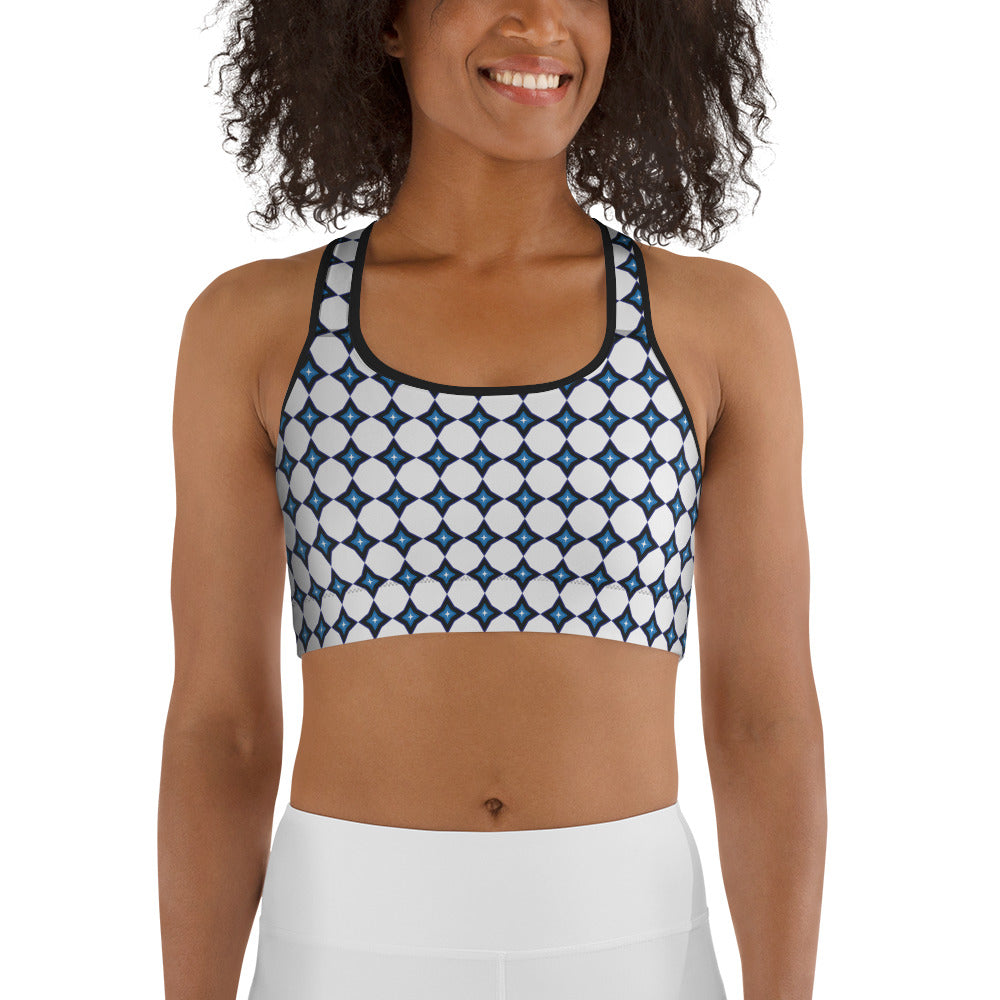 Starz Print Sports Bra - Snow