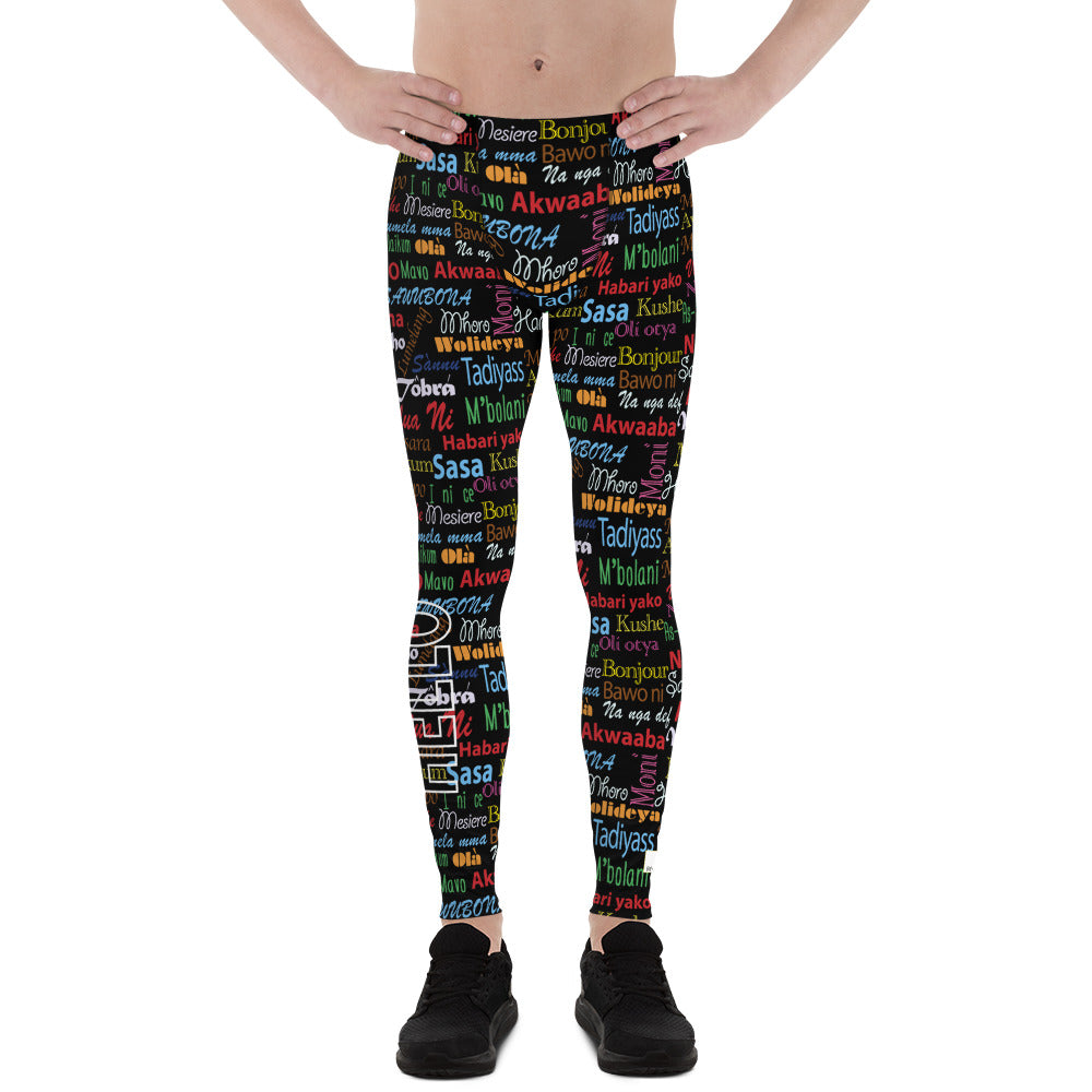 AfriBix Hello Print Men's Leggings