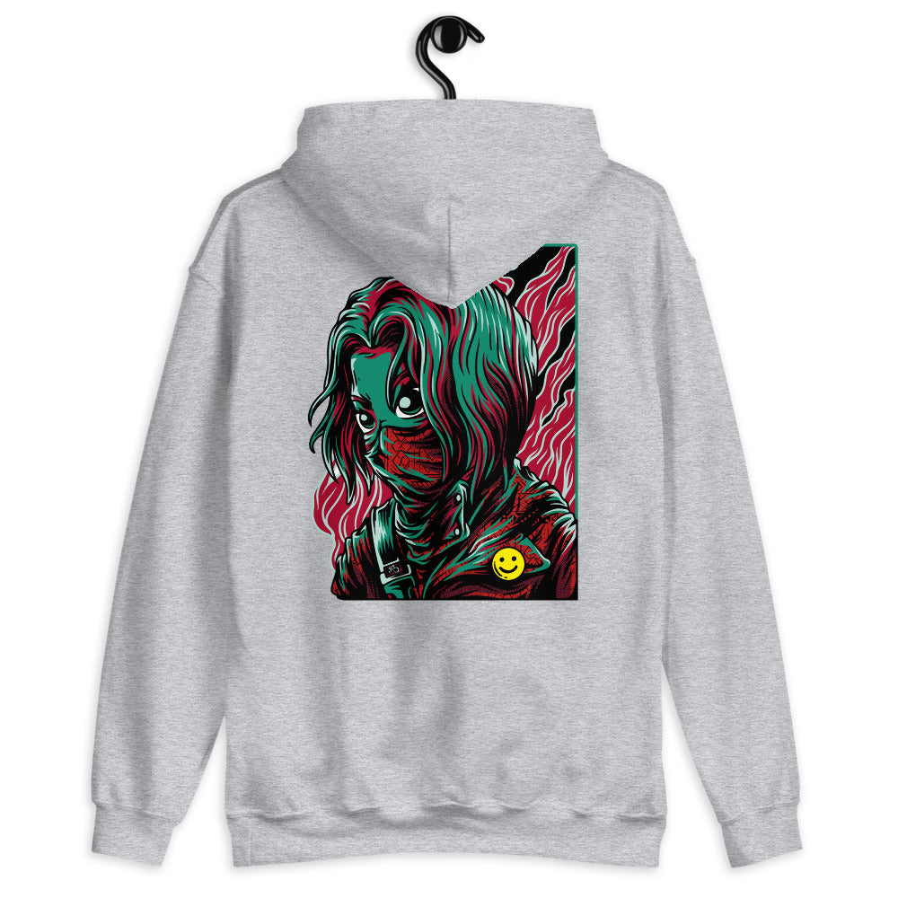 'Normalise This' Graphic Mask Comfortable Unisex Hoodie
