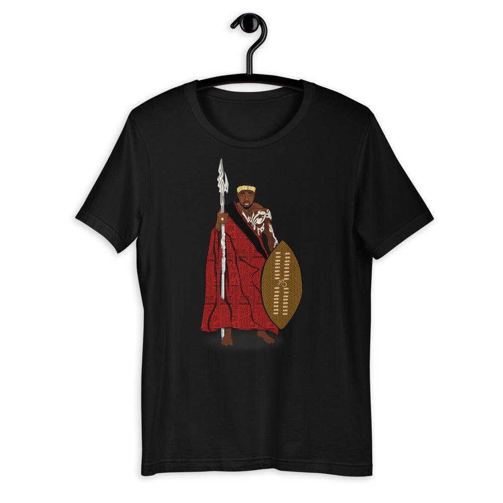AfriBix Warrior African King Short-Sleeve Unisex T-Shirt