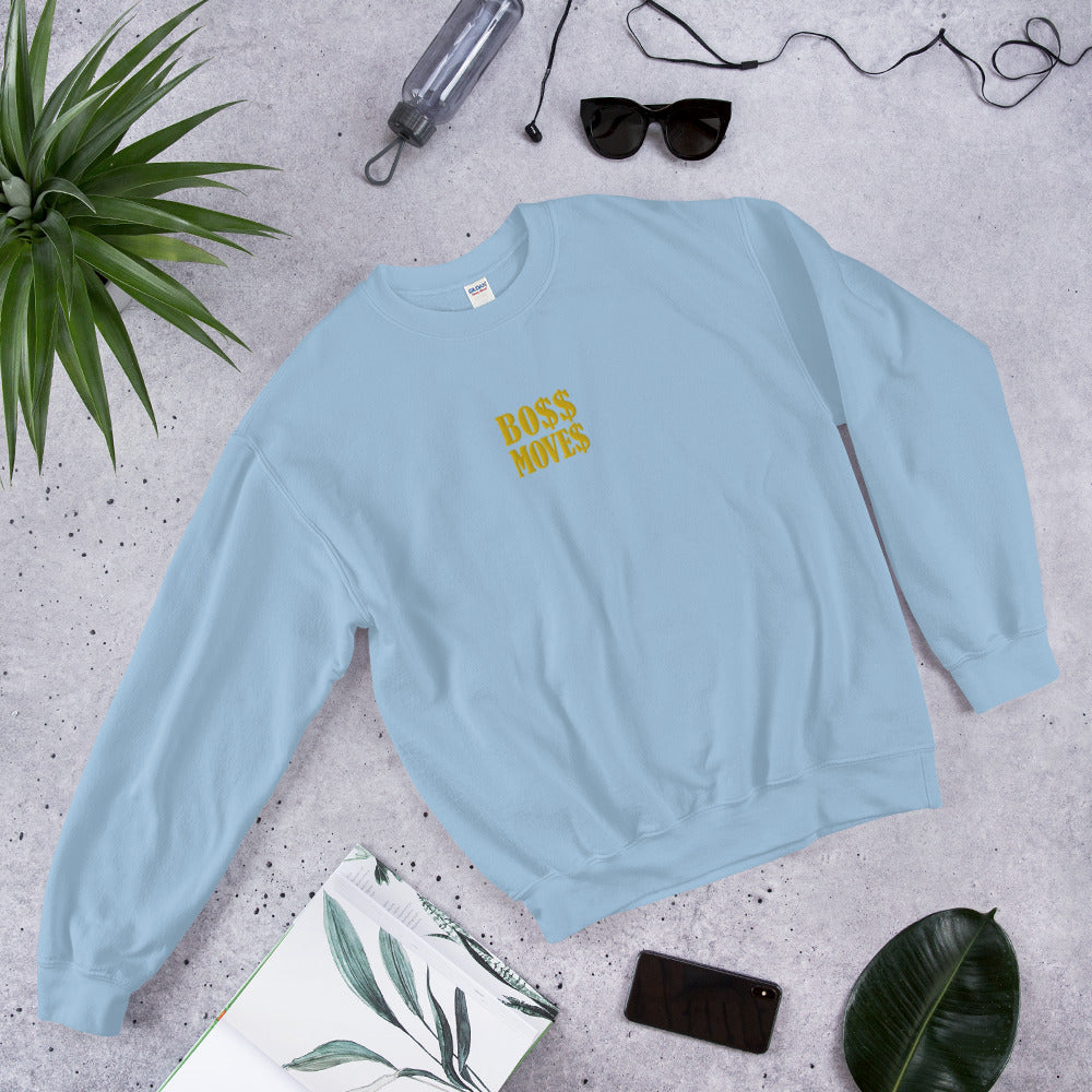 Boss Moves Embroidery Unisex Sweatshirt