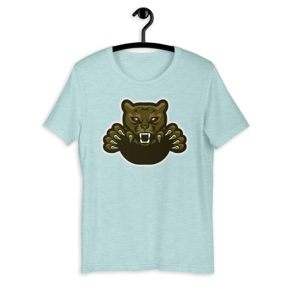 'Too Close' Panther Graphic Short-Sleeve Unisex T-Shirt