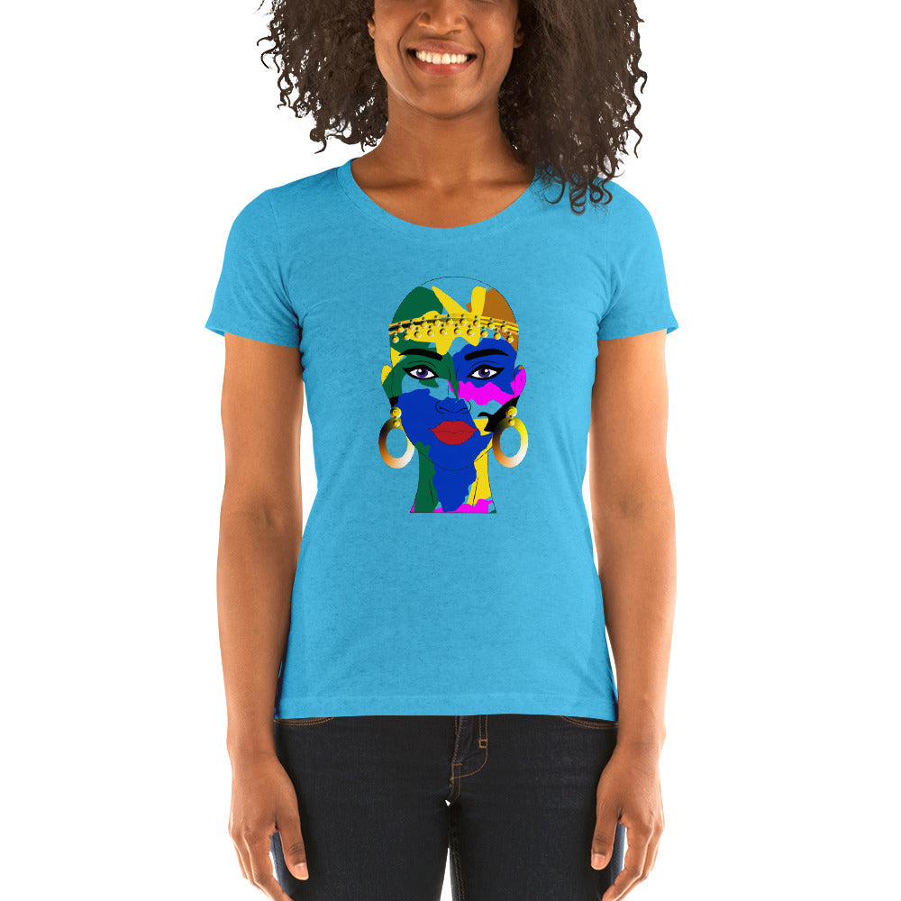 AfriBix Warrior Camo Ladies' T-shirt