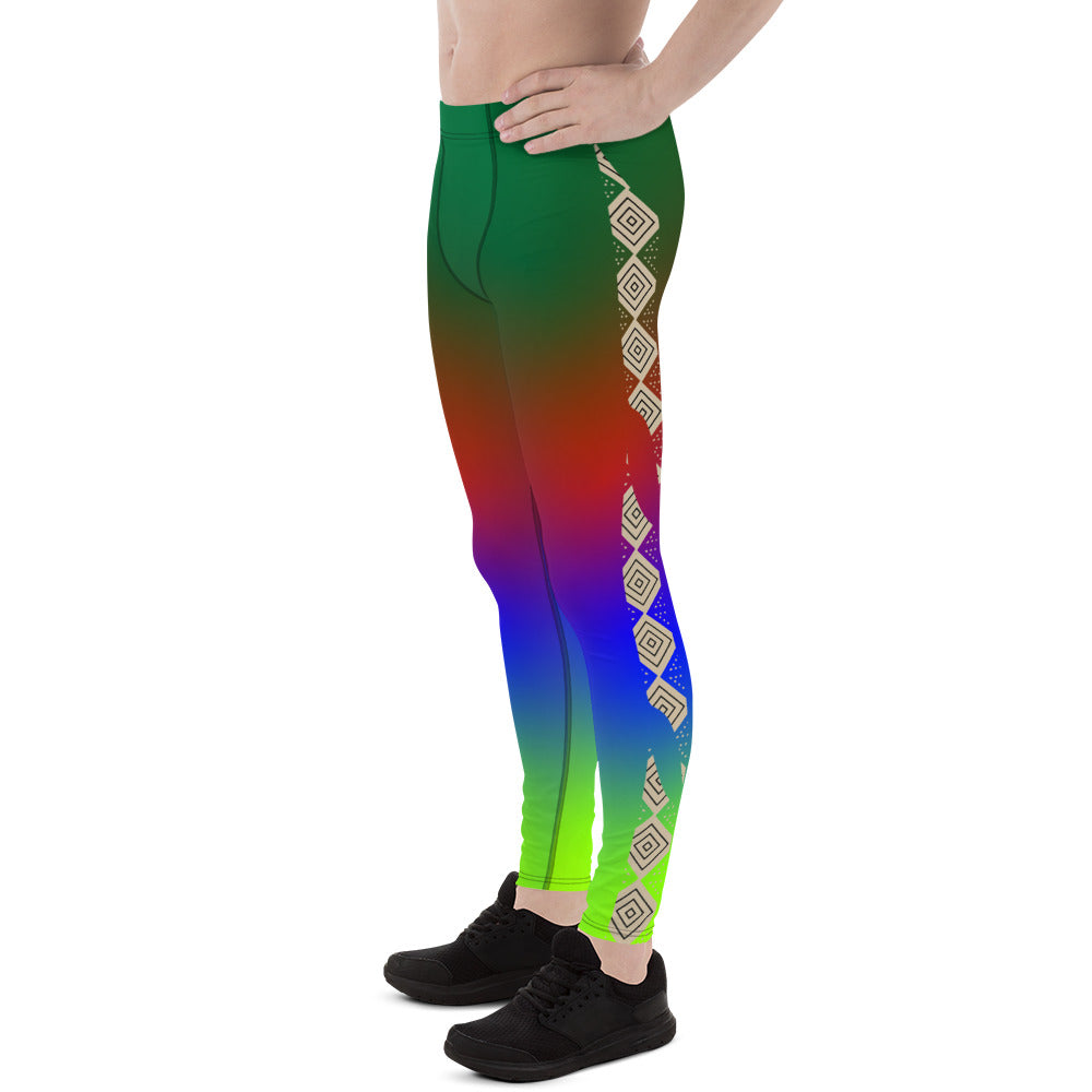 Multi Galaxy Men's Leggings