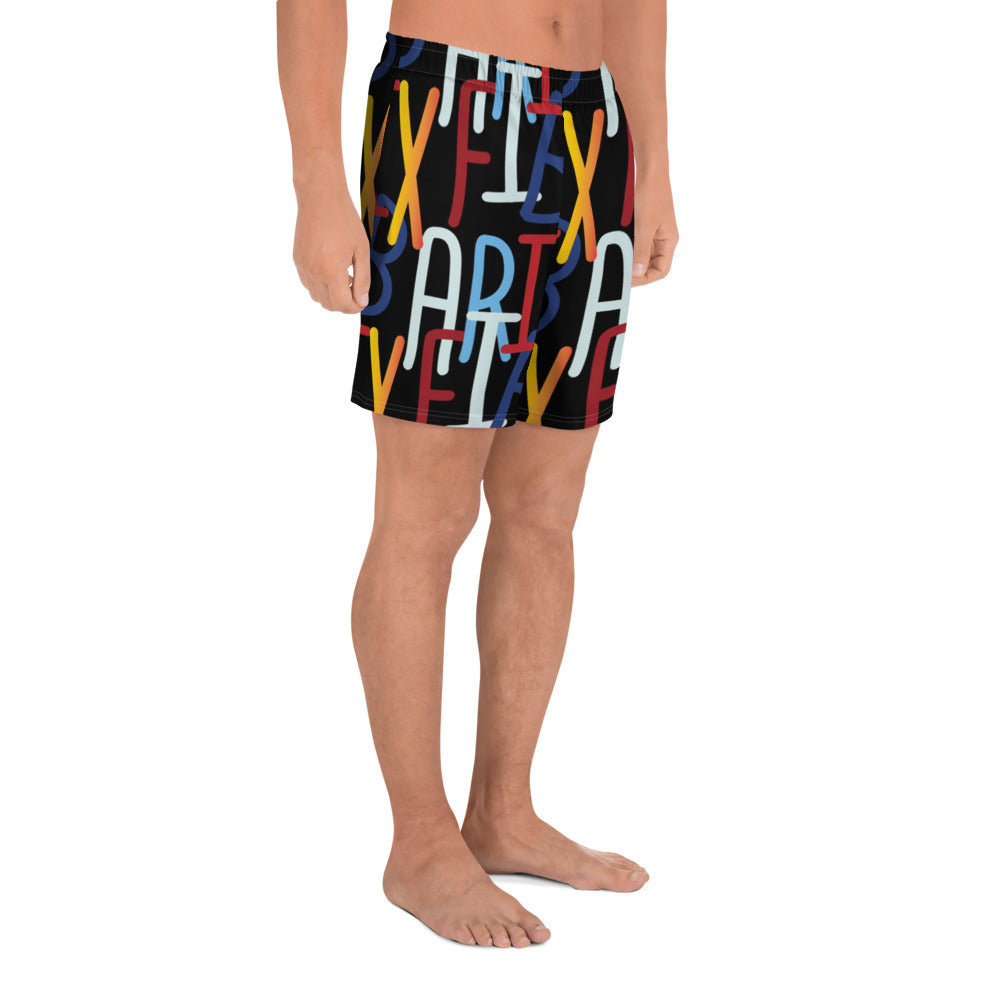 AfriBix Print Men's Athletic Shorts