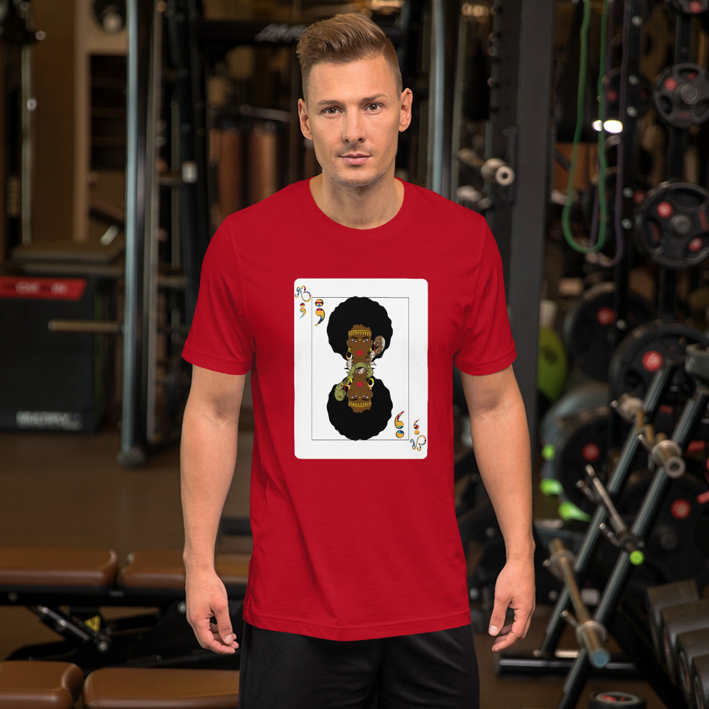 AfriBix Warrior Playing Card Unisex T-Shirt