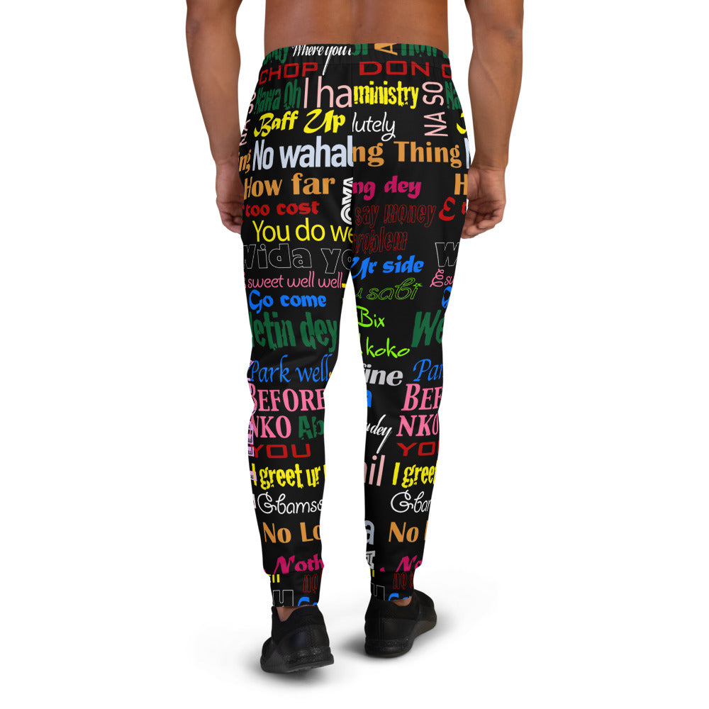 AfriBix Pidgin Print Men's Joggers