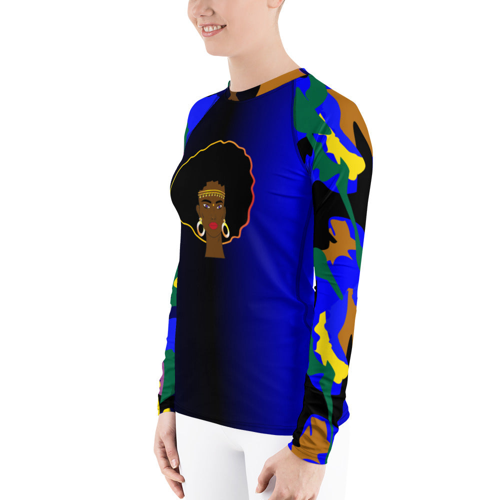 AfriBix Warrior Camo Rash Guard