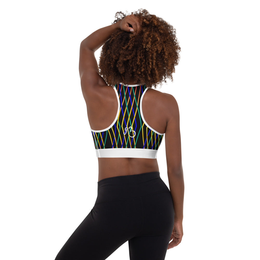 Constellation Cutout Padded Sports Bra