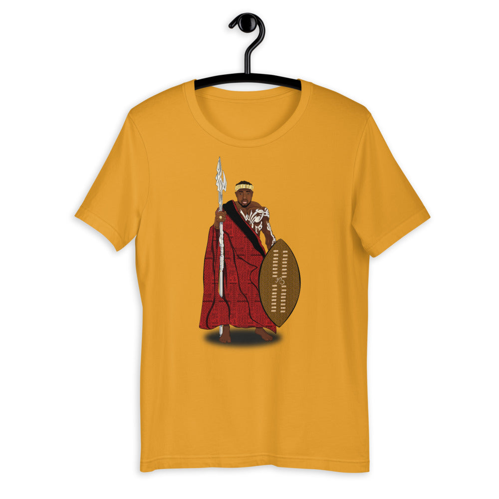 AfriBix Warrior African King Short-Sleeve Unisex T-Shirt