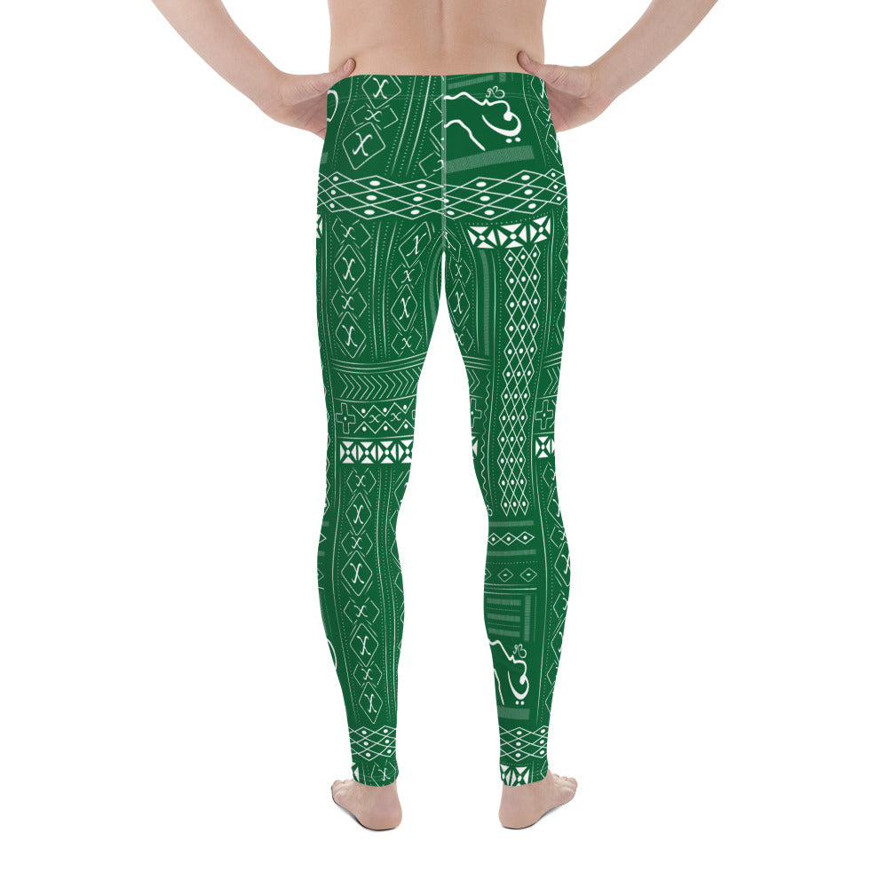 Tribal Leaf Men's Leggings