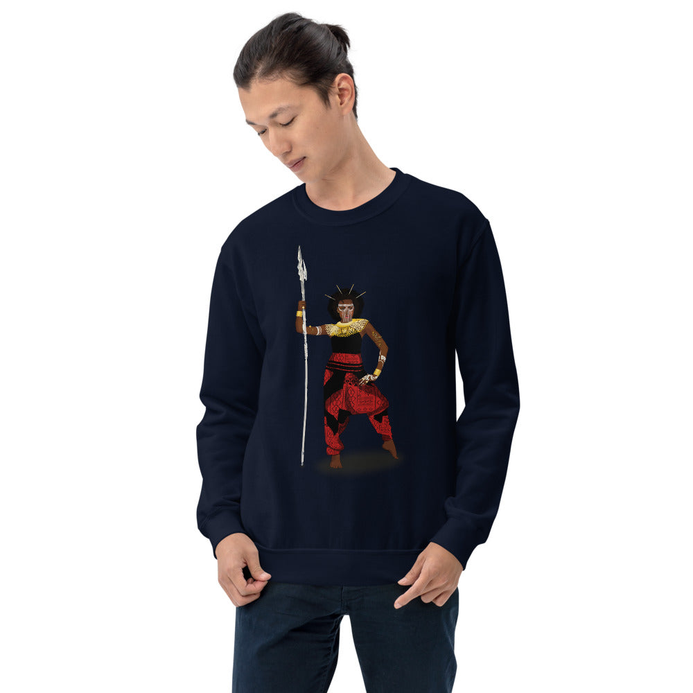 AfriBix Warrior African Queen Comfortable Unisex Sweatshirt
