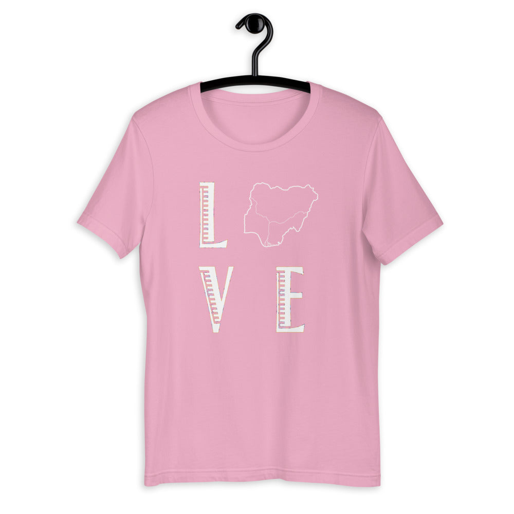 I LoVe Naija Short-Sleeve Unisex T-Shirt