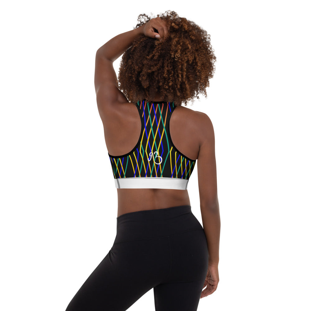 Constellation Cutout Padded Sports Bra