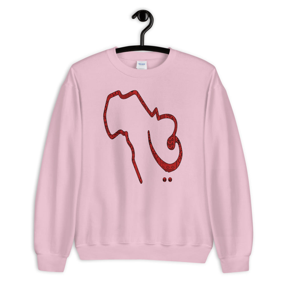 Sounds of Africa Unisex Crew Neck Long Sleeve Pullover Sweatshirt