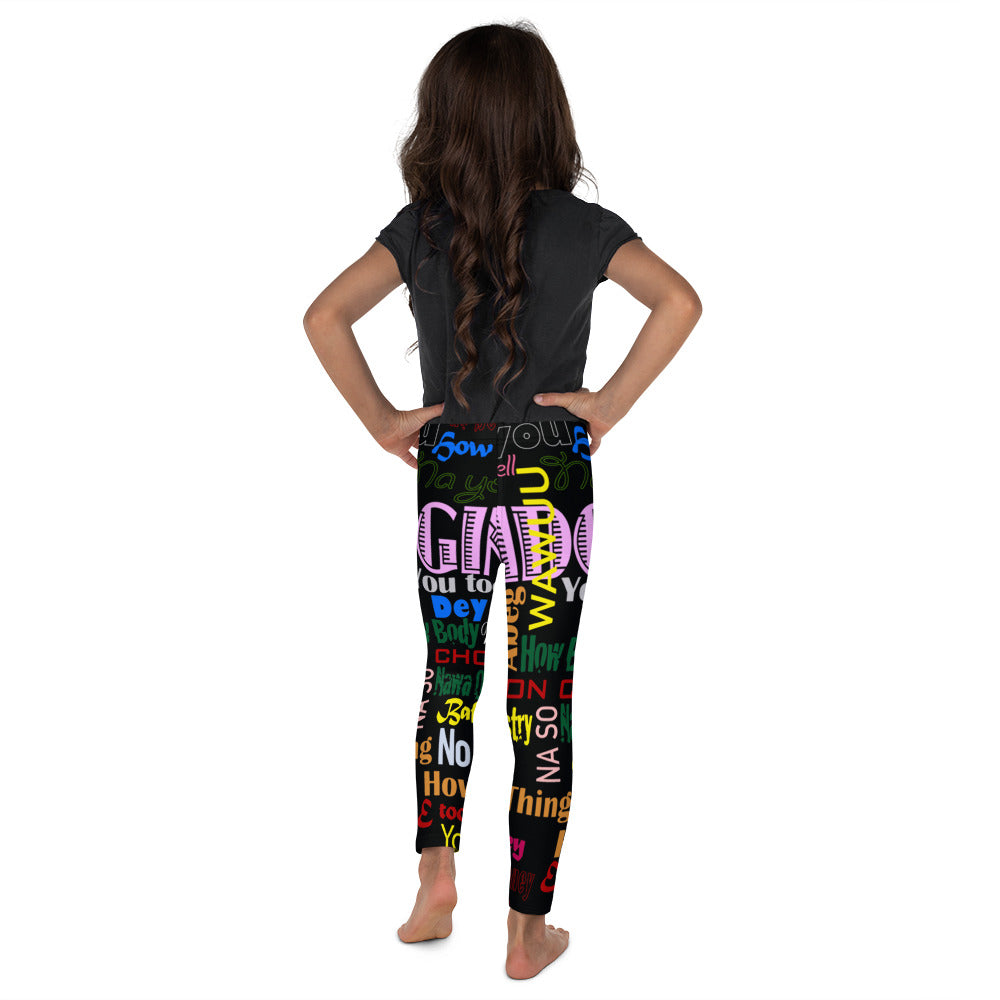 AfriBix Pidgin Print Kid's Leggings
