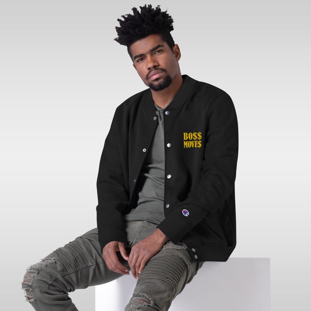 BoSS Moves Embroidered Champion Bomber Jacket