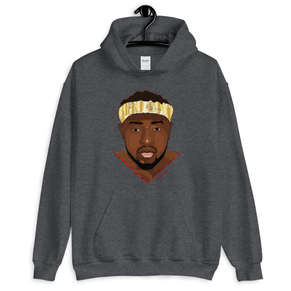 AfriBix Warrior African King Portrait Comfortable Unisex Hoodie
