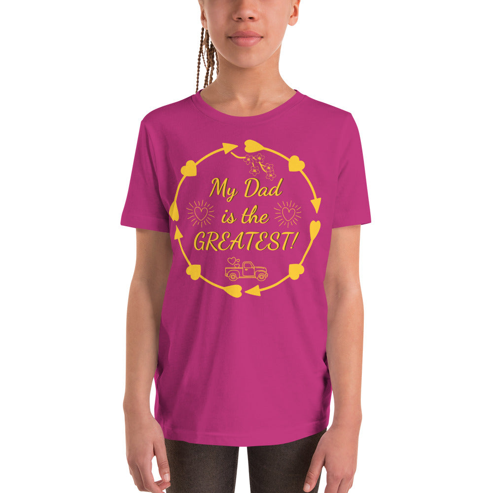 Greatest Dad Youth Short Sleeve T-Shirt