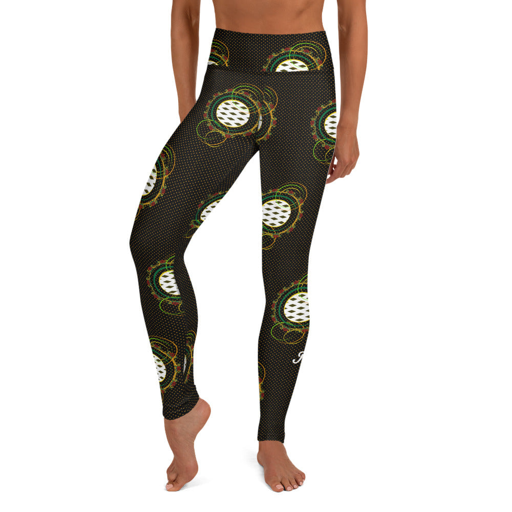 Adaeze Print Leggings - Noir