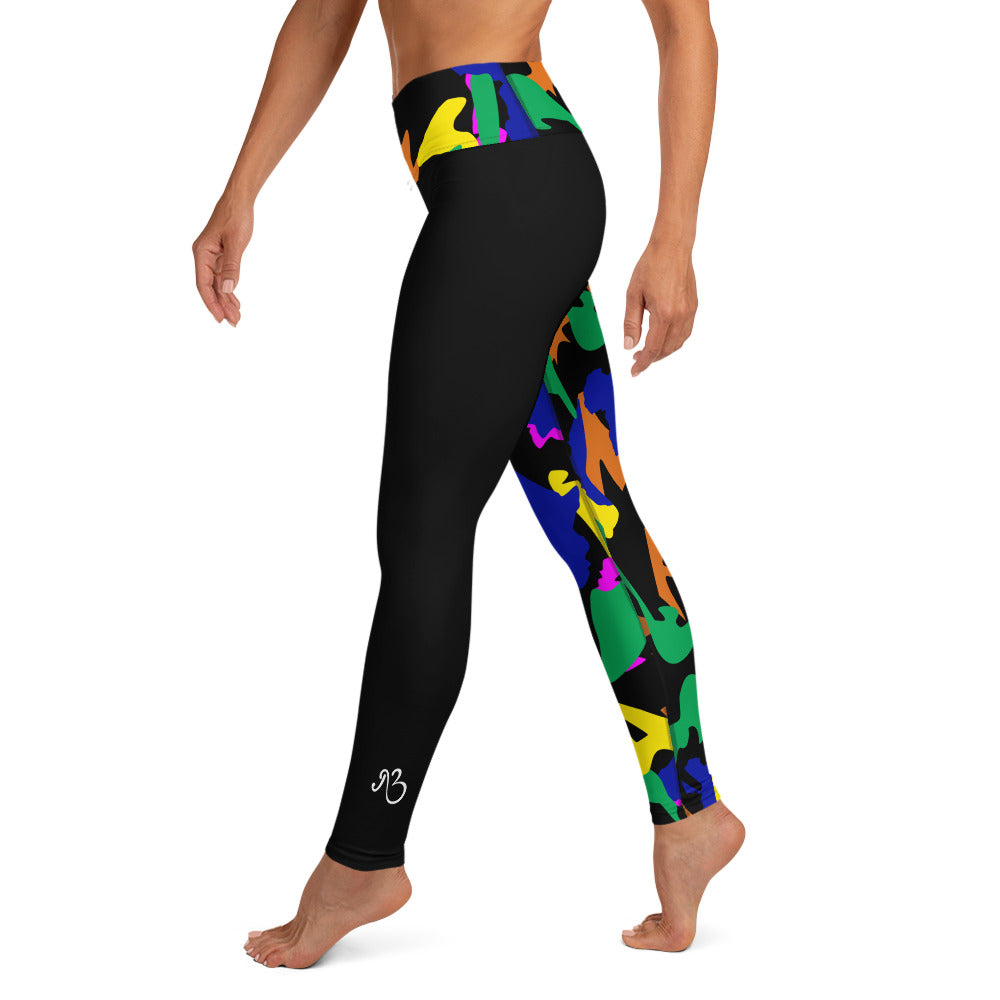 AfriBix Camo Part Noir Leggings