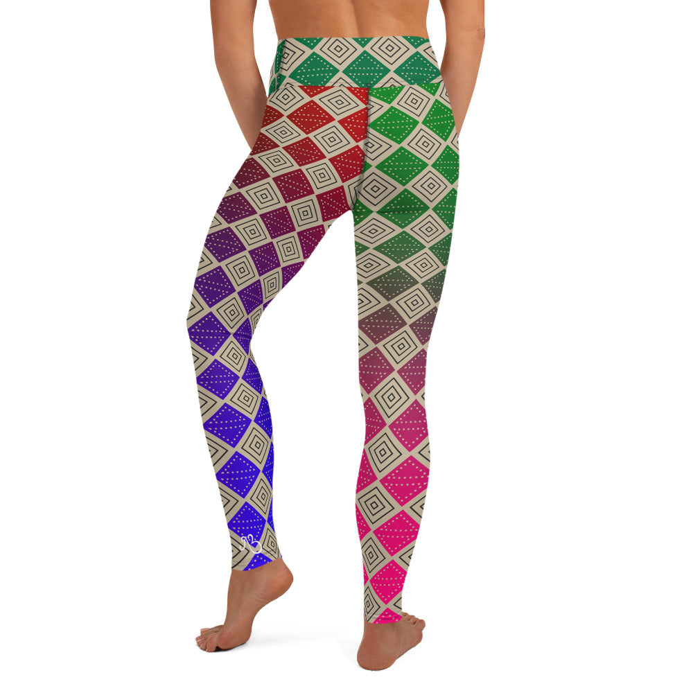 Box Print Leggings