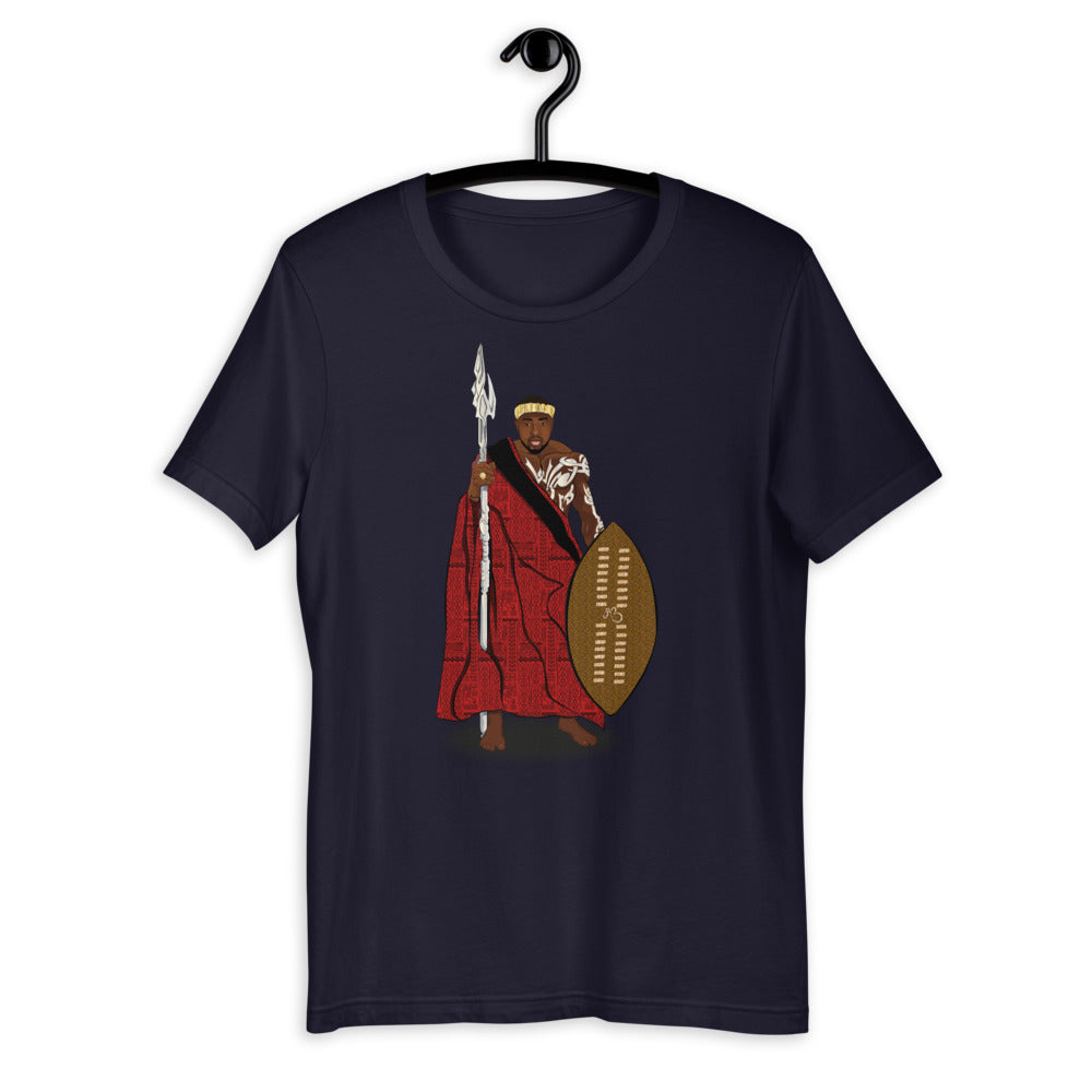 AfriBix Warrior African King Short-Sleeve Unisex T-Shirt